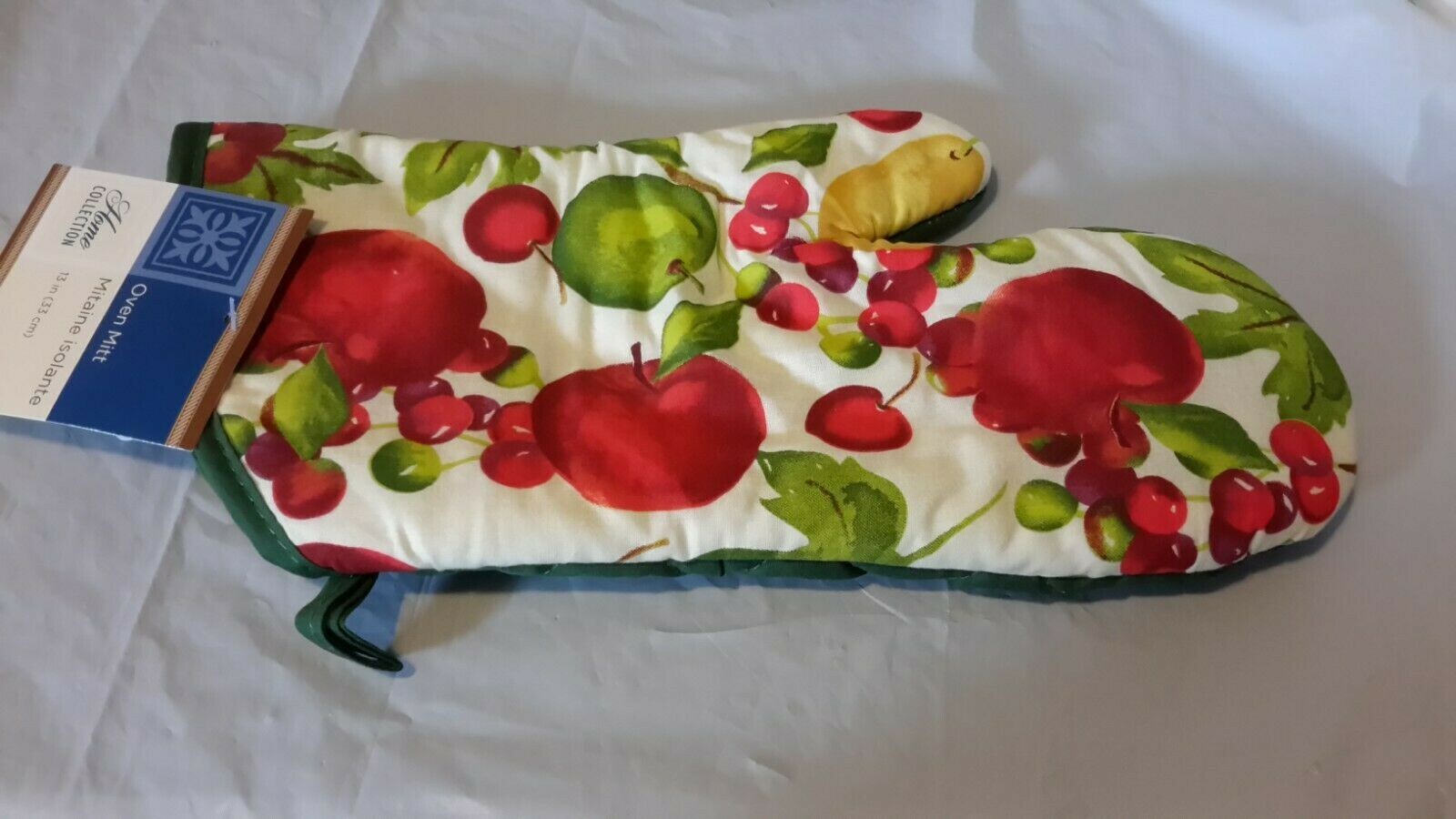 Fruit Oven Mitts Lot of 2 Quilted Back