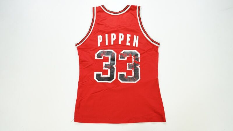 Rare Vintage CHAMPION Scottie Pippen Chicago Bulls NBA Rare Vintage CHAMPION Scottie Pippen Chicago Bulls NBA