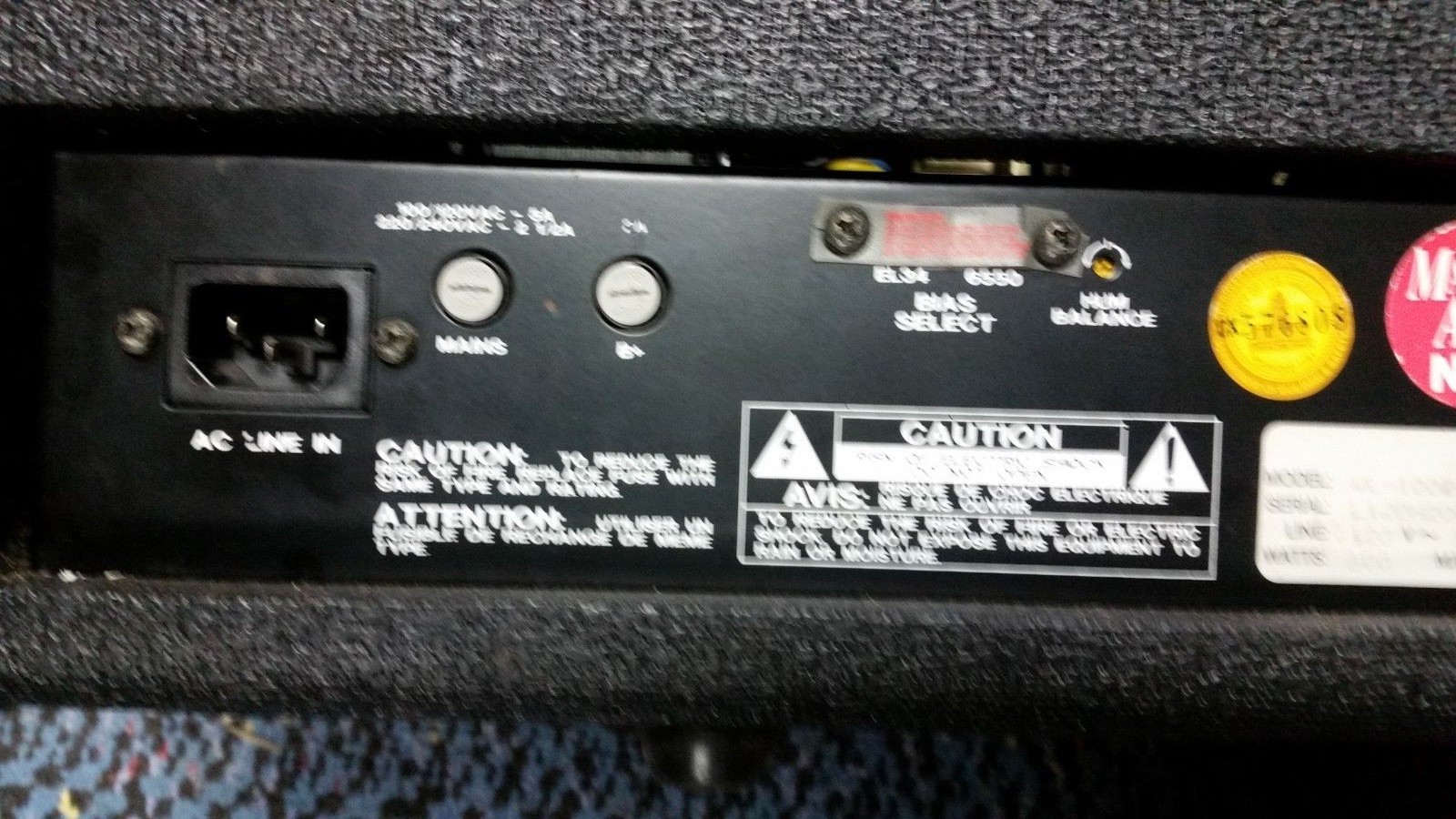 Ampeg VL1002 100 Watt Tube Amp Head