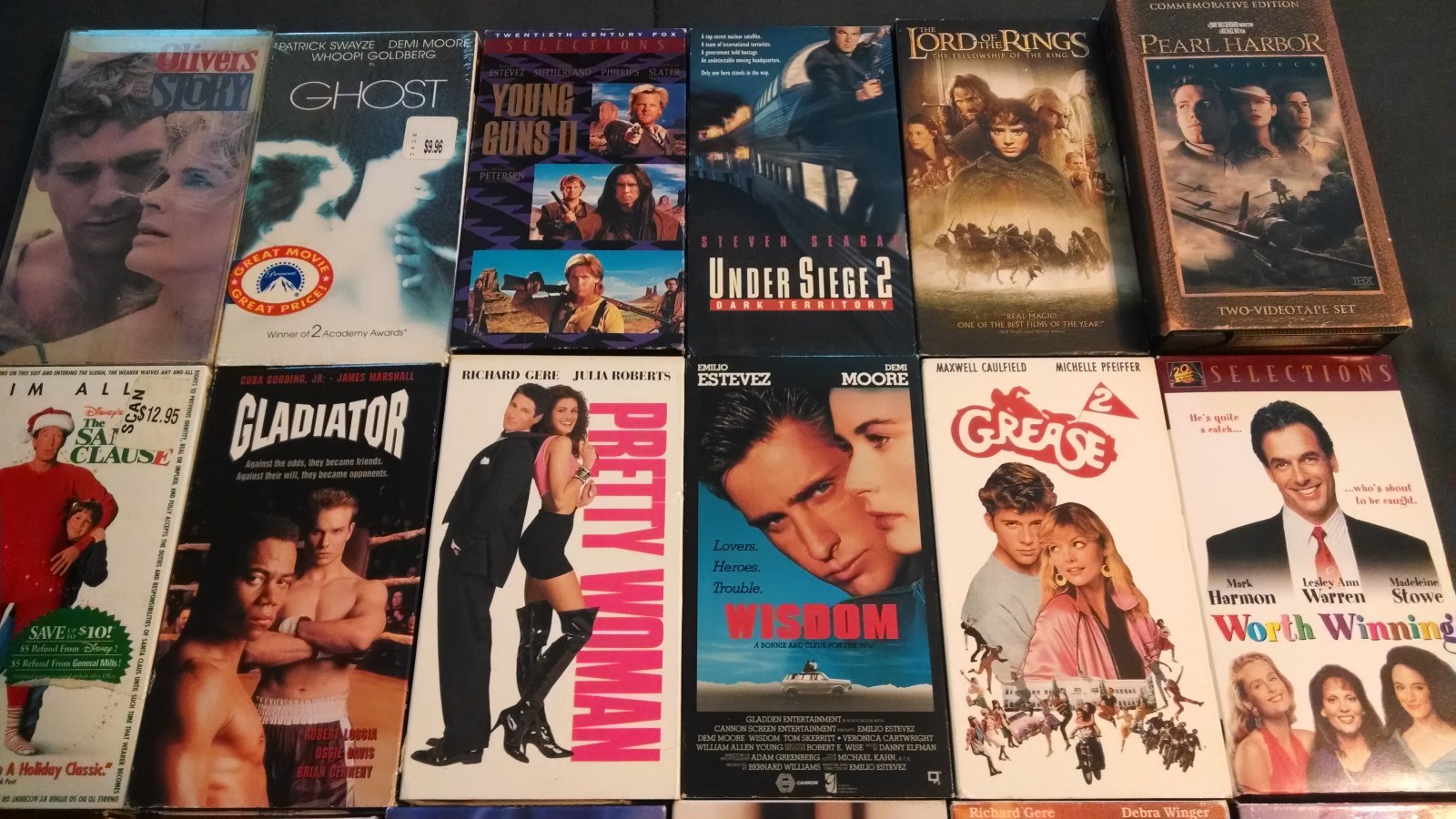 Lot of 24 Assorted VHS Movies