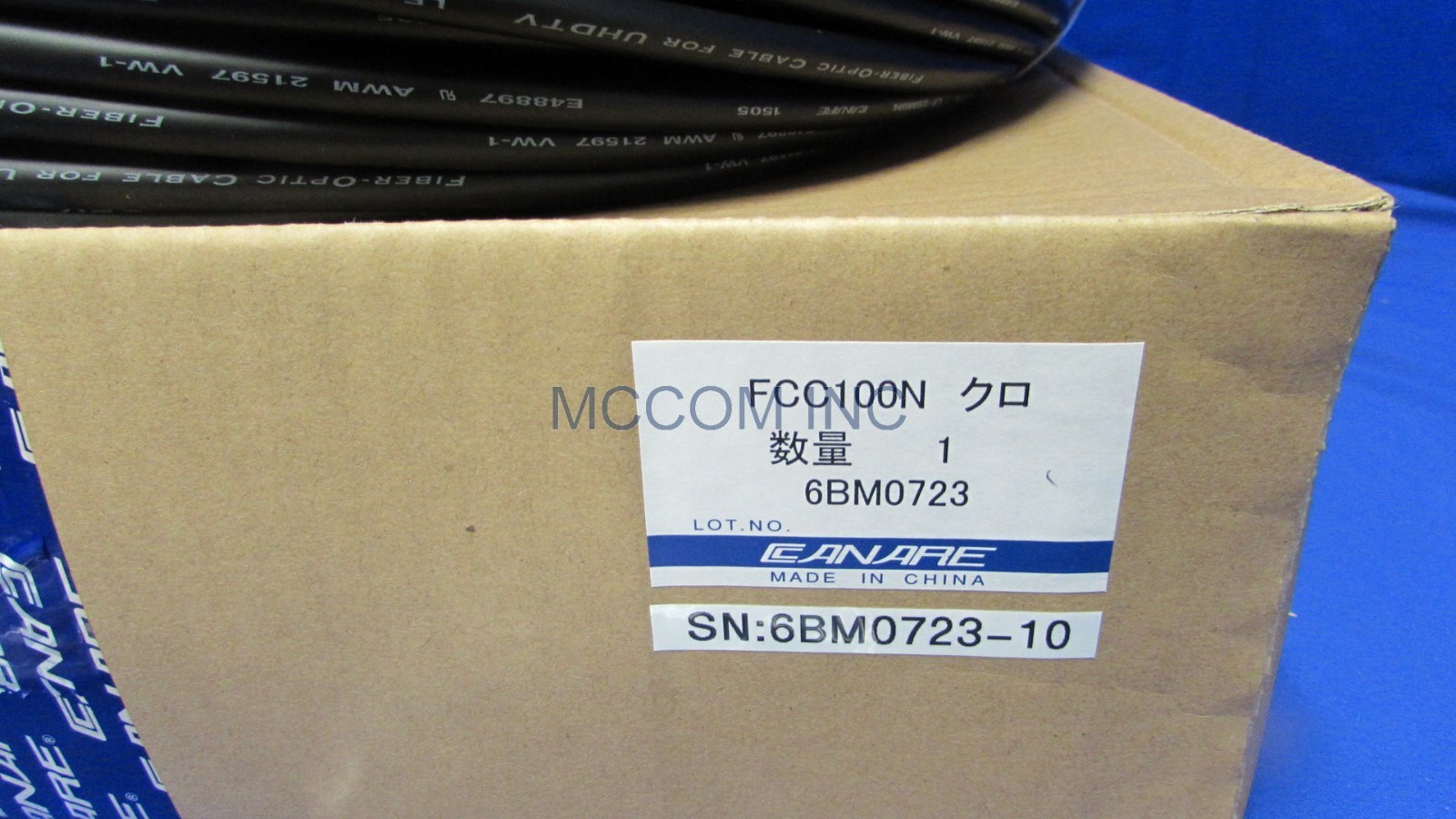 Canare SMPTE 311 Fiber Camera Cable 100 Meter /328 feet  New