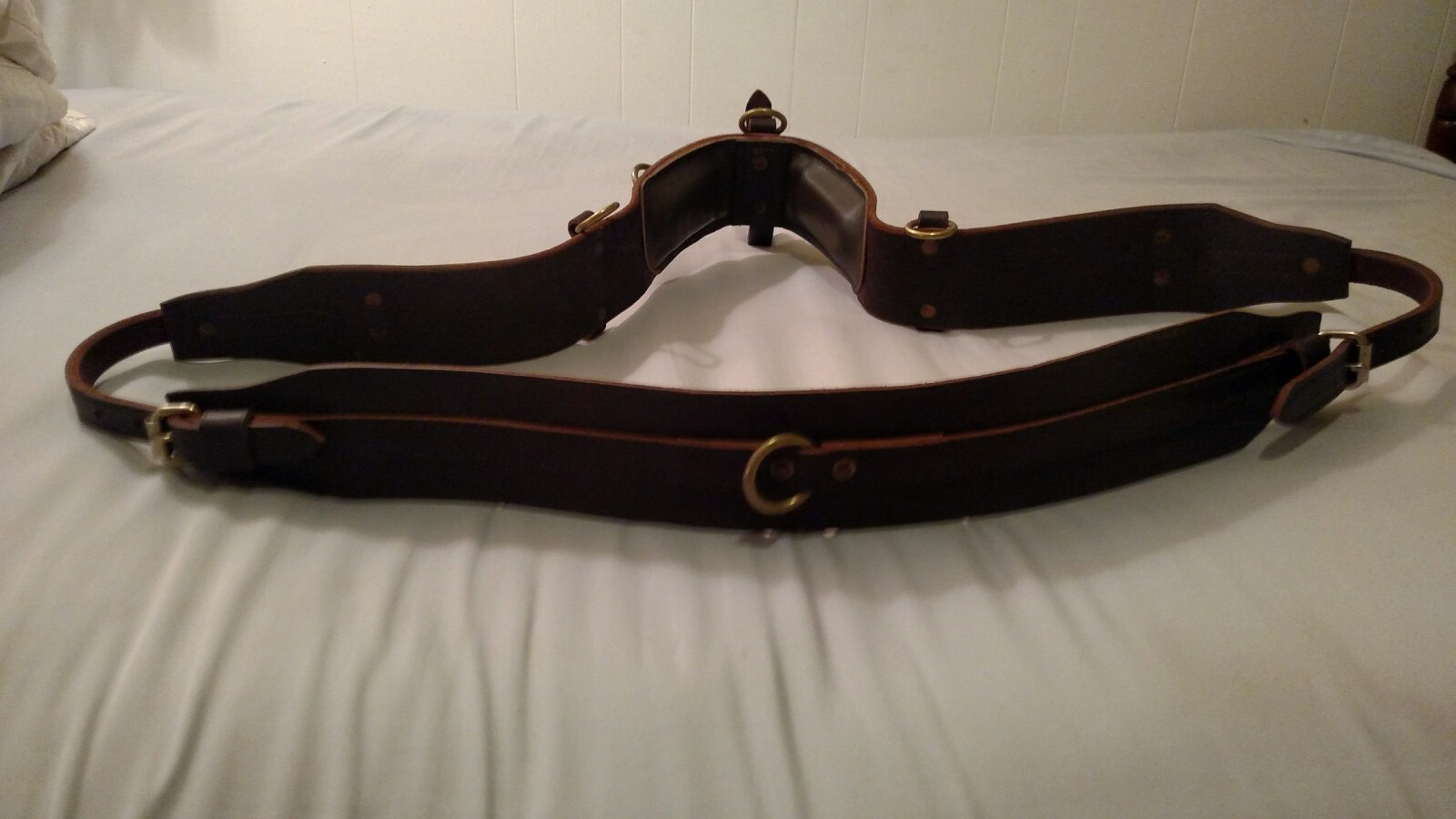 Heavy Leather Equine Training Surcingle