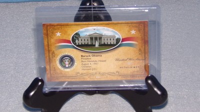 Barrack Obama (Rare) EXECUTIVE TRADING CARD of a former US President