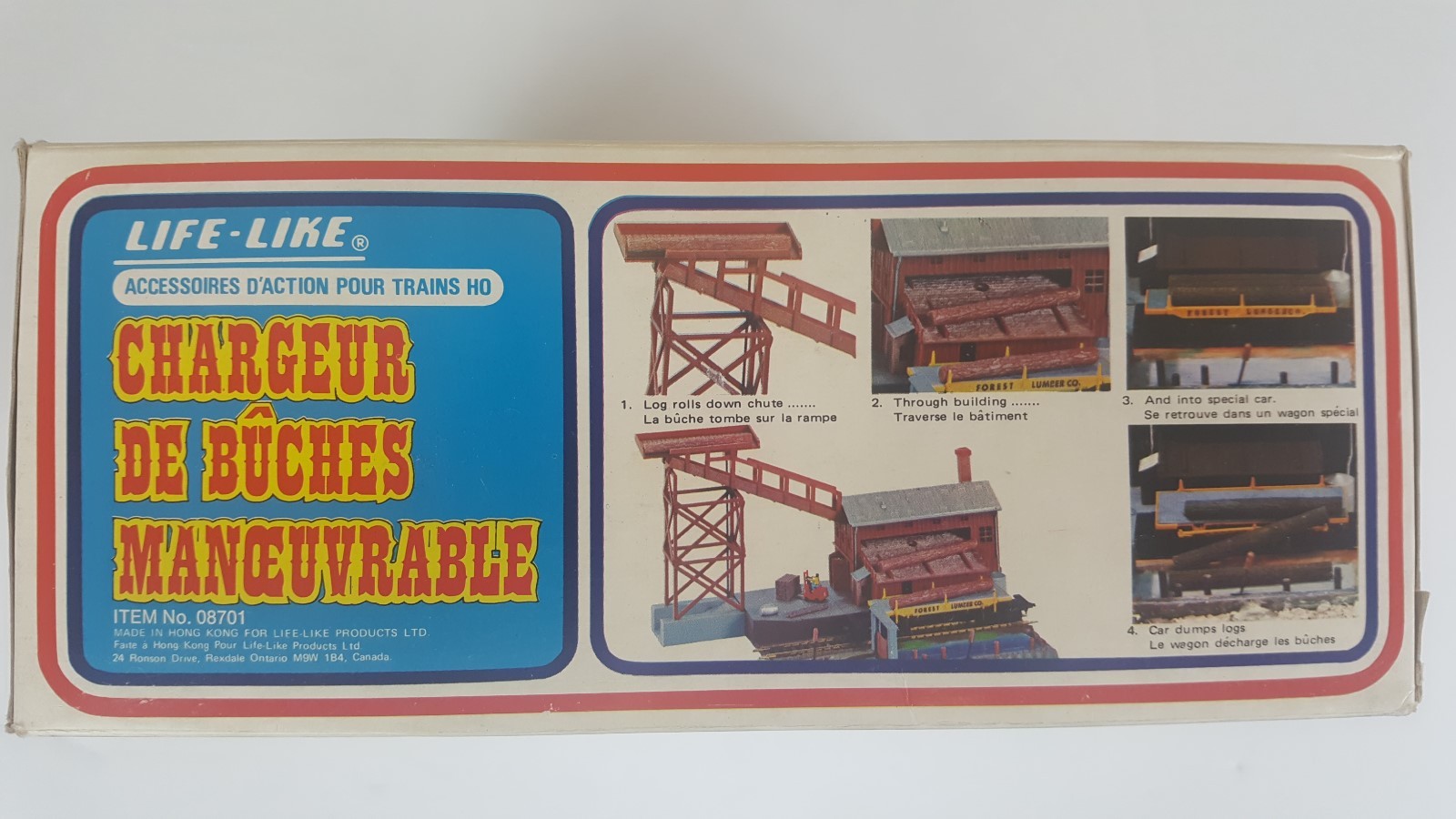 LIFE-LIKE Operating Logging Mill HO Scale