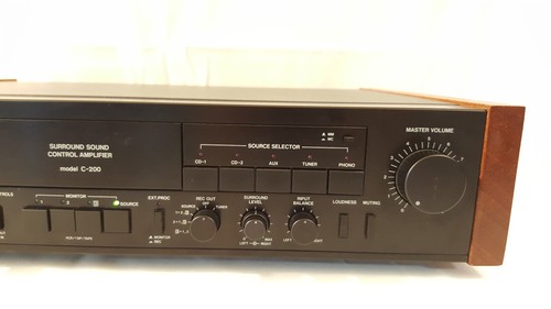 Vintage Audio Dynamics Surround Sound Control Amplifier C-200 *Working*