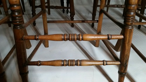 14 LOT Vintage Country French Cane Mid Century Maple Antique Lounge Club Regency