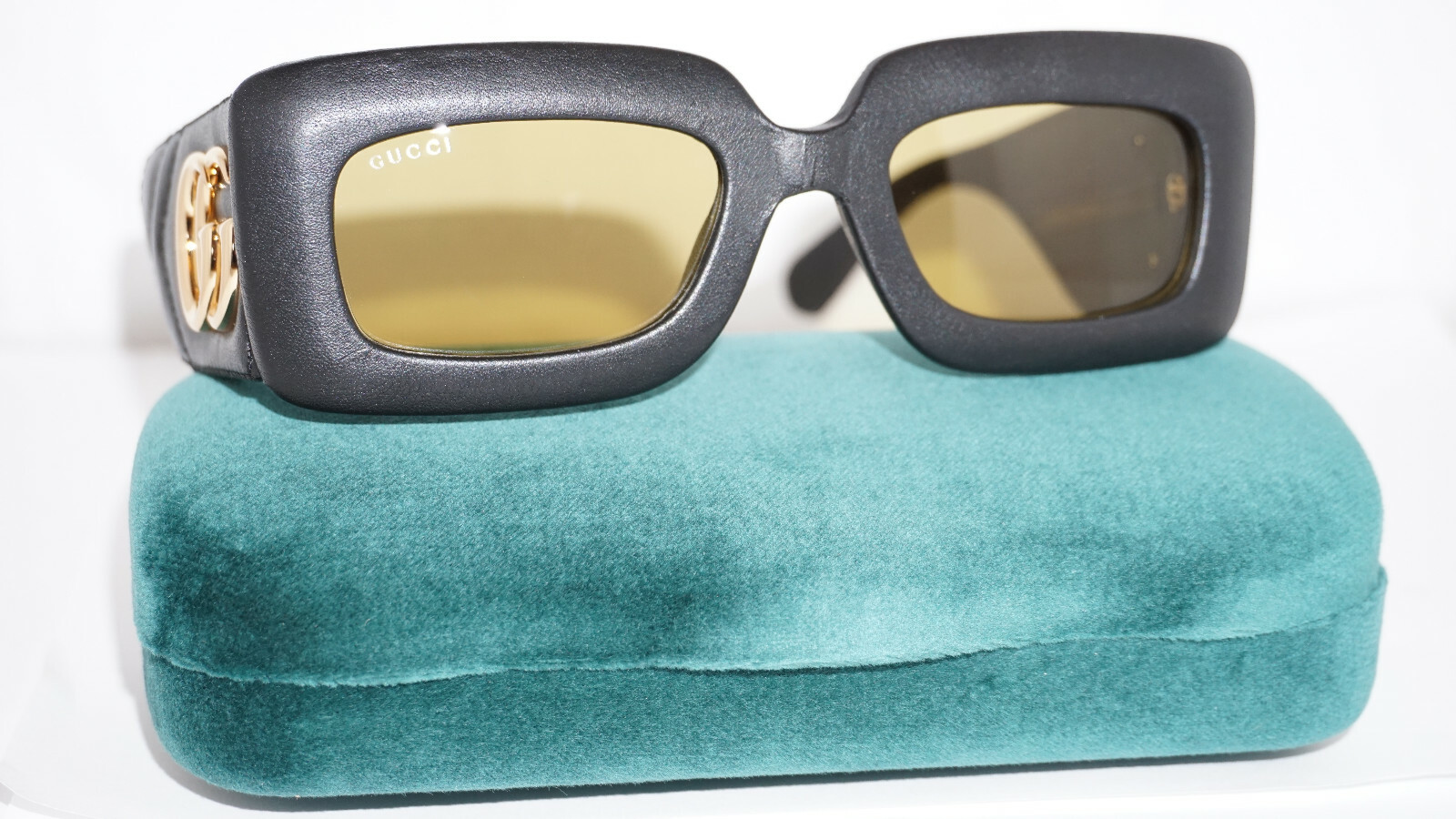 GUCCI スクエアフレムサンクラス GG0876S 001 Gucci GG0876S 001 Sunglasses - US