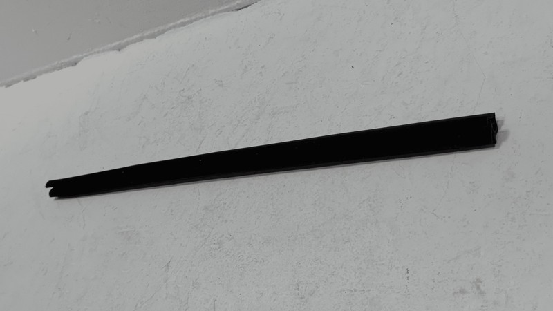 Used Tesla Model S 2012-2020 Front Passenger Door Window Inner Belt Weatherstrip Seal
