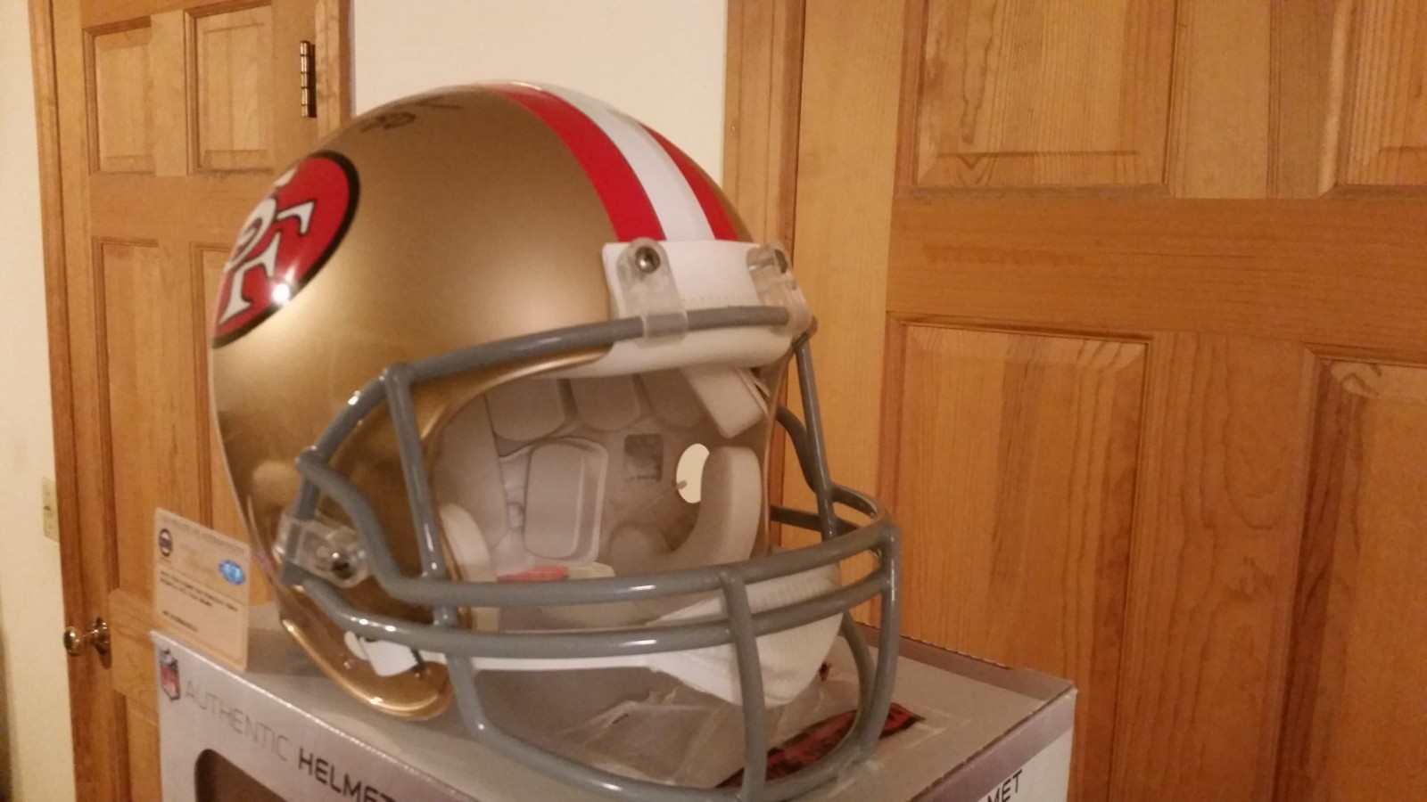 Jerry Rice Signed Full Size Riddell Helmet Steiner Cert/Coa SF 49ers See Below