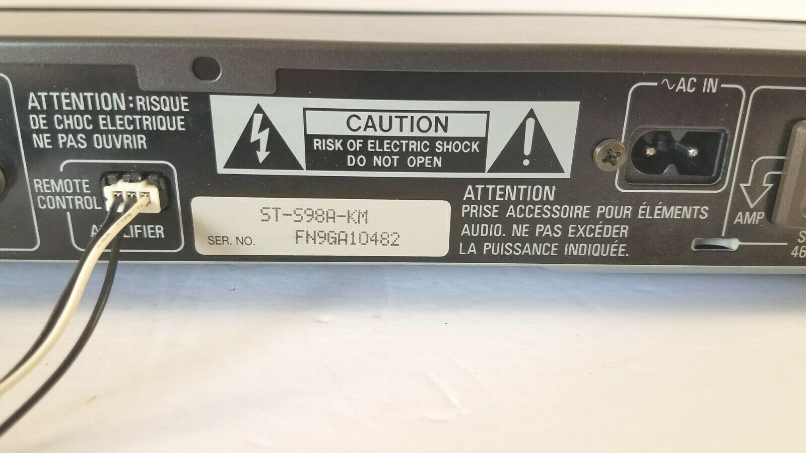 Technics ST-S98A AM/FM Stereo Tuner Made in Japan