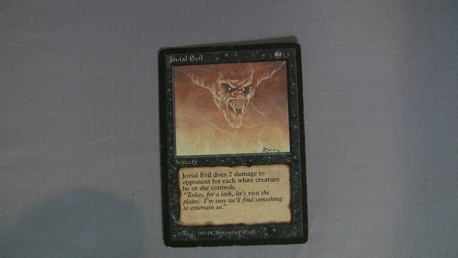 マジック：ザ・ギャザリング MTG Legends Jovial Evil mtg Jovial Evil, Legends edition | eBay