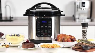Instant Cooker Multi-Functional Electric Pressure Cooker 8QT