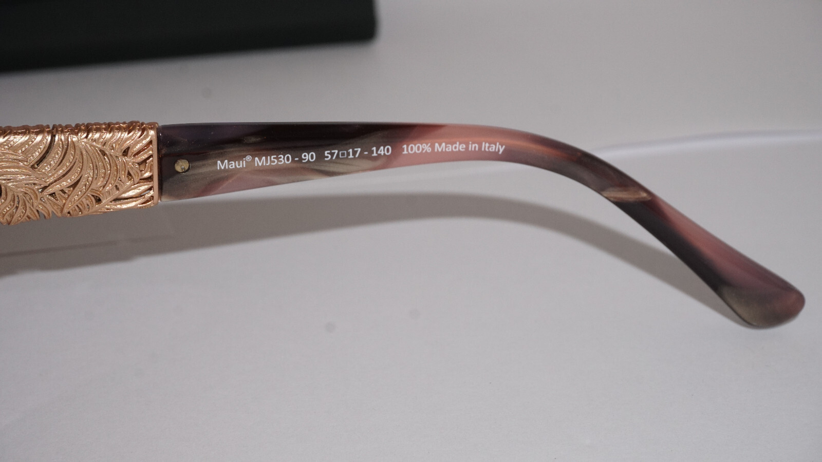 Pre-owned Maui Jim Sunglasses Swaying Palms Pink Gold Tortoise Pink Mj530 90 57 17 140 In Brown Polarized