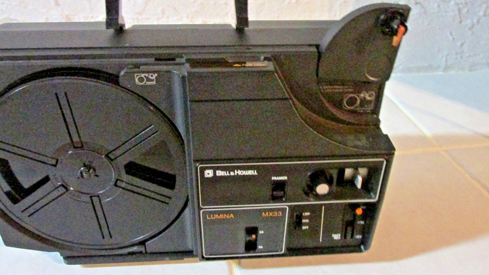 Bell & Howell Lumina MX33 MOVIE PROJECTOR for S8/8mm Film FOR REPAIR