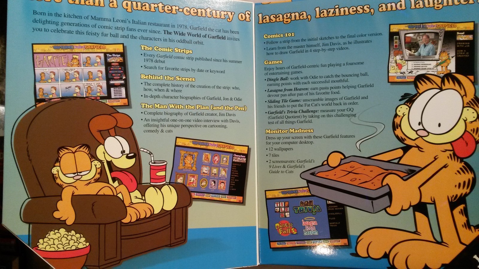 The Wide World of Garfield - PC CD ROMs