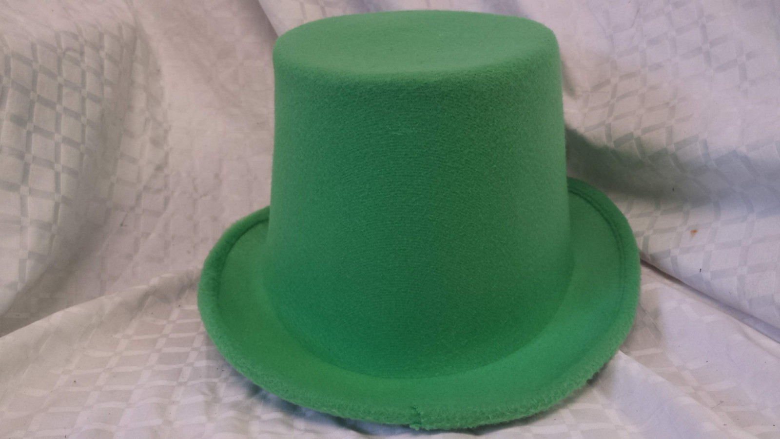 Green Top Hat Felt Topper Slash Tuxedo Victorian Costume 6