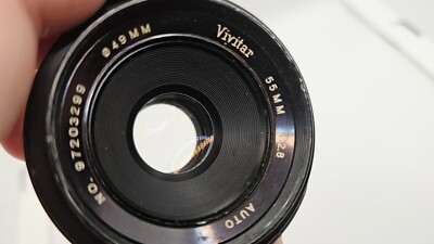 Vivitar 55mm f/2.8 Auto - M42 Mount Screw on Lens