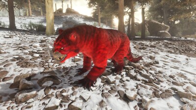 Ark Survival Ascended pve Male Thyla Solid 70 Dark Magenta Full Grown Not Clean