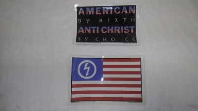 2 sets of MARILYN MANSON 5'' Vinyl Decals - NEW!  METAL - 4 stickers total