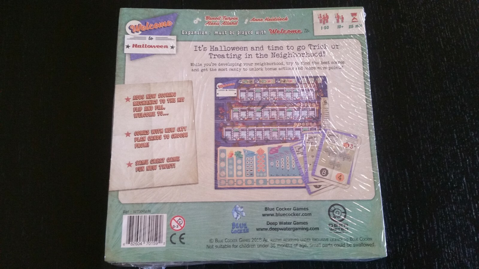 Welcome to... Your Perfect Home Halloween Board Game Expansion -NEW- Kickstarter