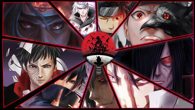 Anime itachi uchiwa izuna madara sasuke uchiha obito Playmat Gaming Mat