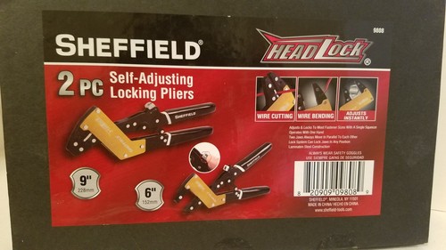 Sheffield 2 pc. Self Locking Locking Pliers
