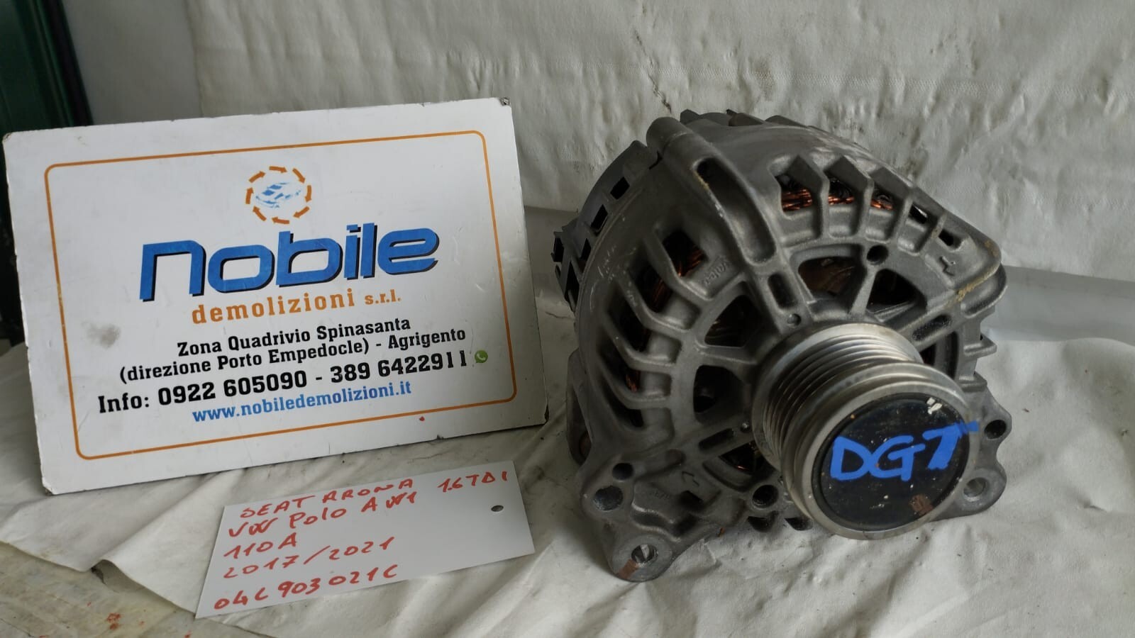 Alternatore Seat ARONA (09/17>10/21<) Usato