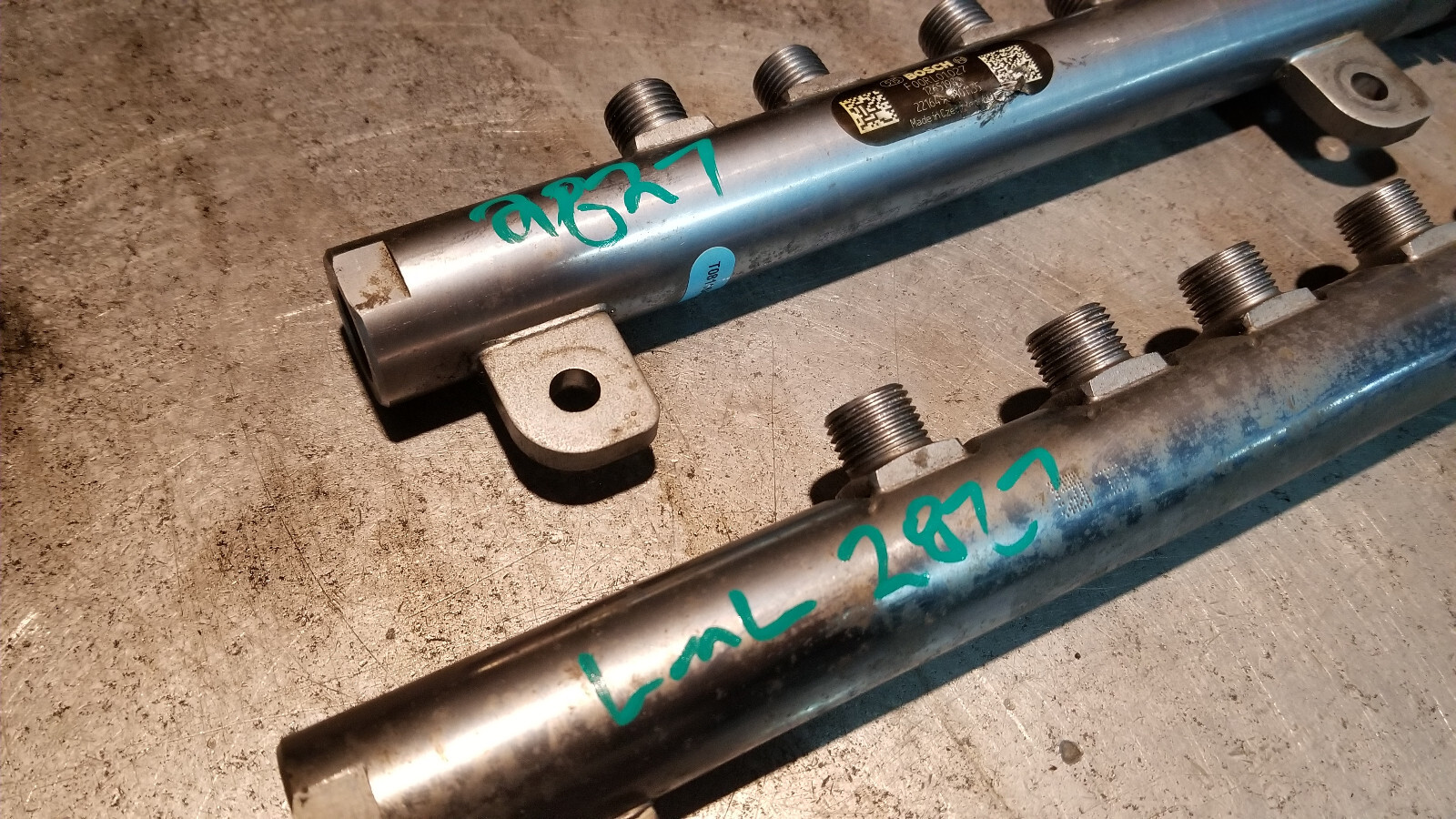 2011-2015 Duramax LML High Pressure Fuel Rails 12651989 12620532 - Picture 6 of 11