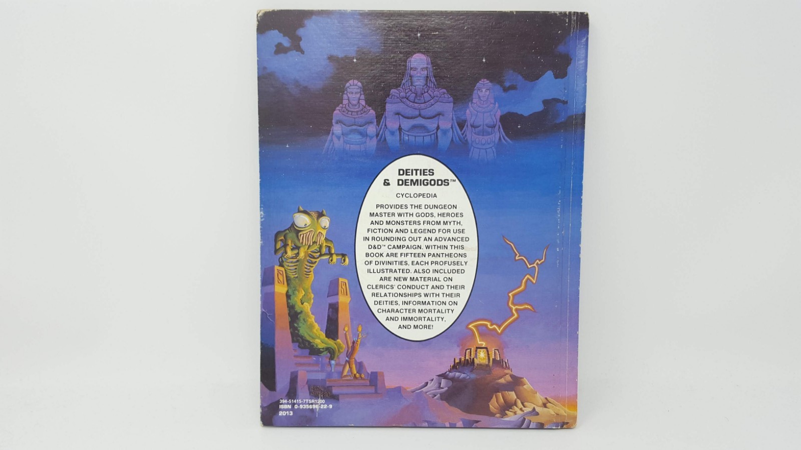 Advanced Dungeons & Dragons Deities & Demigods TSR 2013 AD&D (1980) D&D 128 page