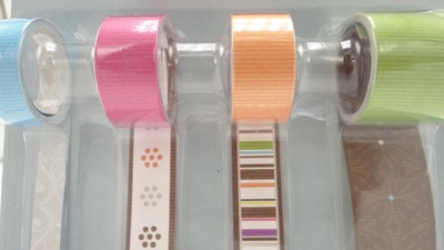 Creative Memories 4 Rolls Simply Beautiful Paper Ribbon Scrapbook Embellishment