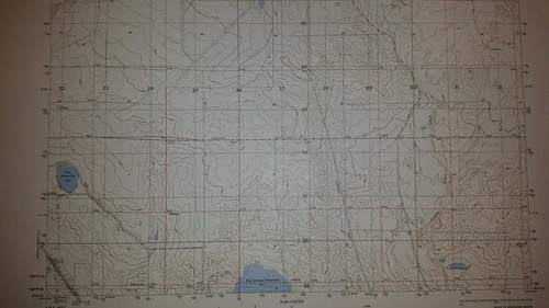 1940's Army map Elsmere Colorado Sheet 5061 I SW Peterson Field (Air Force Base)