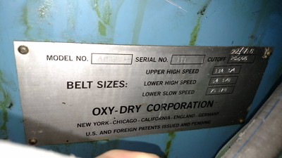 Oxy Dry sheeter