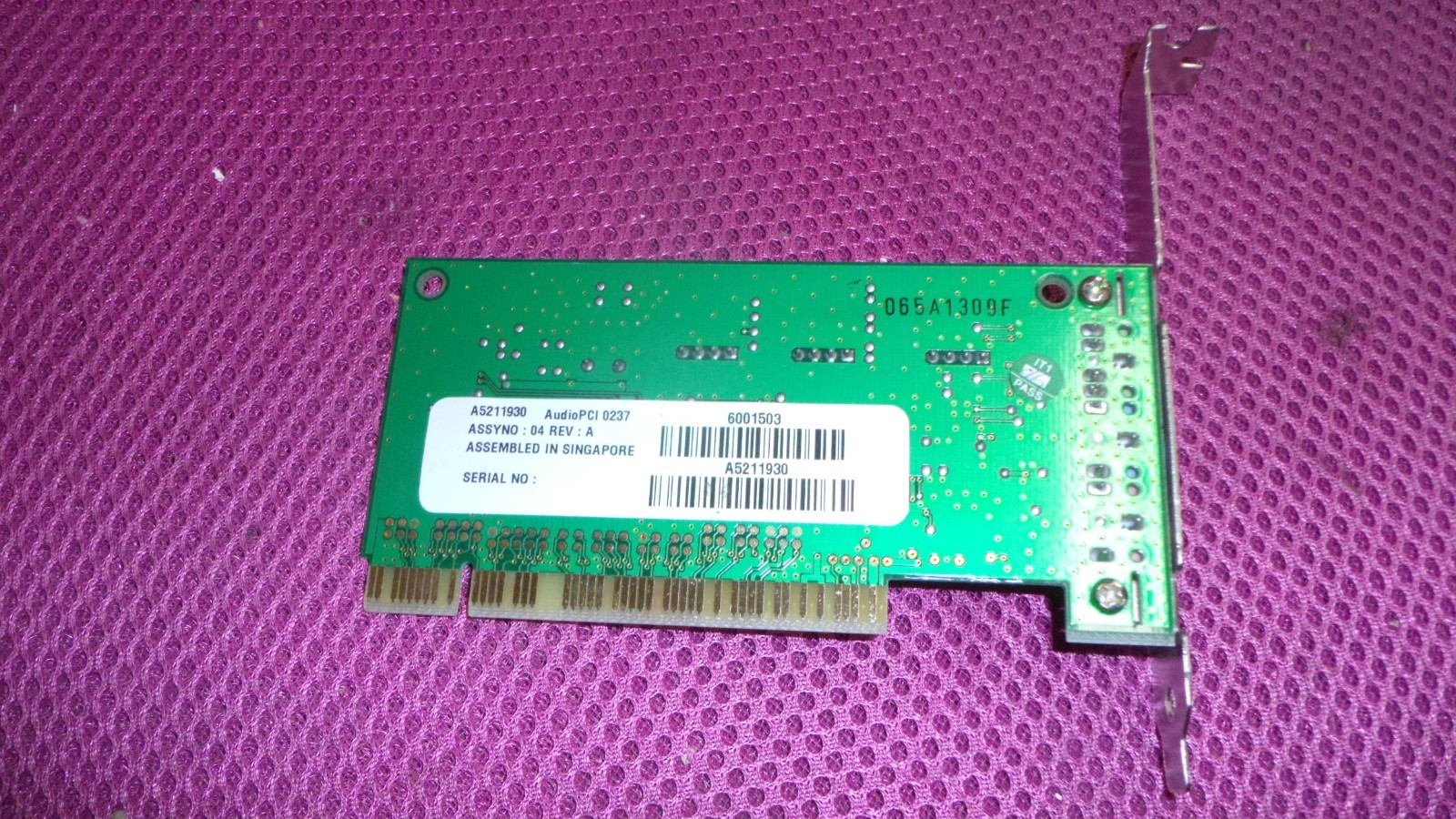 A5211930 AUDIO PCI 0237 ASSYNO 04 REV A CARD