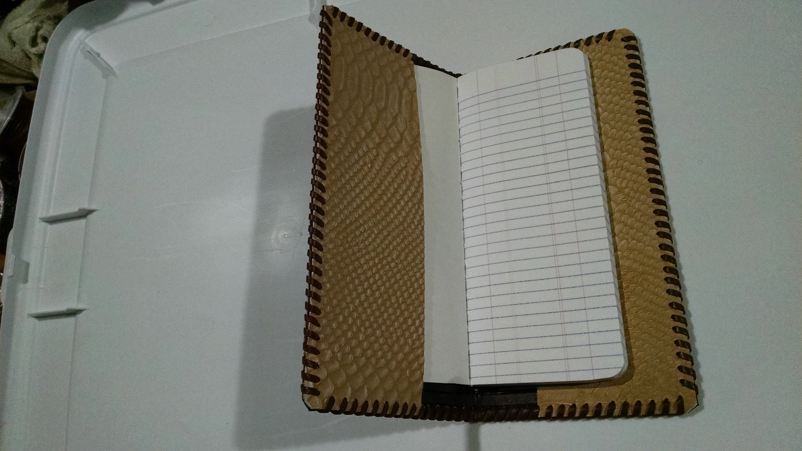 (2) Oil Field Leather Pipe Tally Book Covers (8.75