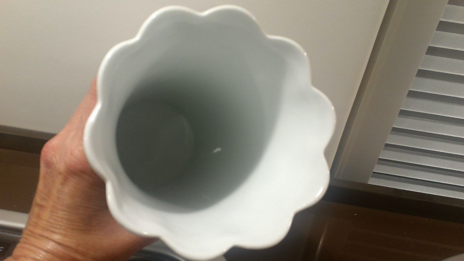 Large Vera Bradley Capri Blue Flower Vase Andrea by Sadek Paisley Design SPRING