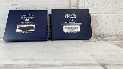 Just Add Power 2G HD over IP PoE Receiver VBS-HDIP-208A Lot Of 2