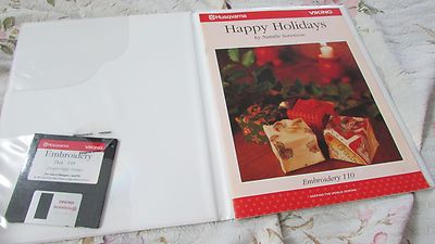 Husqvarna Viking Set #110 HAPPY HOLIDAYS by Natalie Sorenson Designer 1 & PC EXC