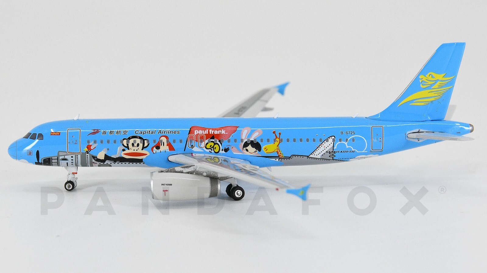 Capital Airlines Airbus A320 B-6725 Paul Frank Phoenix 04147