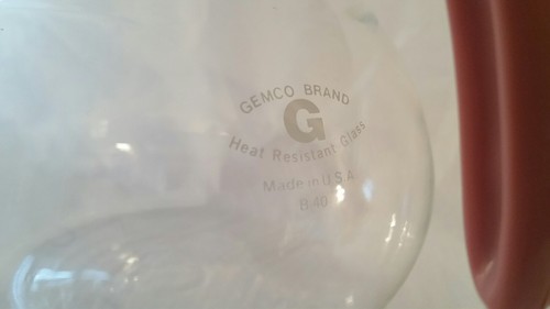 Vintage Gemco The Micro-Kettle Microwave Tea Kettle Coffee Pot Pink Made in USA