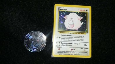 Pokemon Italian Chansey Holo Card 3 102 Sleeve Coin Very Good Italy Pokemonのebay公認海外通販 セカイモン