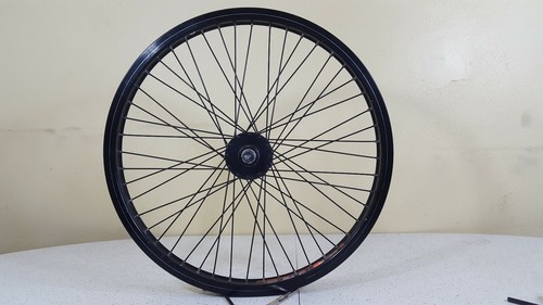 Mongoose Old-Mid School BMX Bicycle Wheel Black Spins Nice 3/4