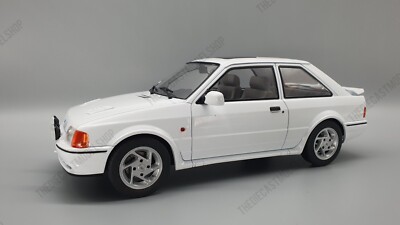 MCG 1:18 1990 Ford Escort Mk4 RS Turbo (Series 2) - White LHD - IN STOCK NOW