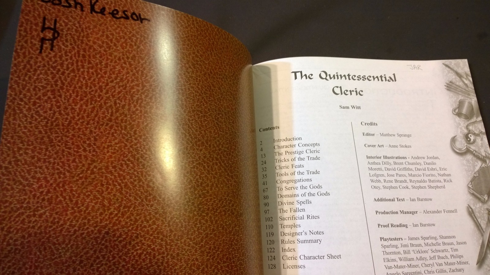 Dungeons and Dragons 3rd Edition d20 The Quintessential Cleric MGP4003