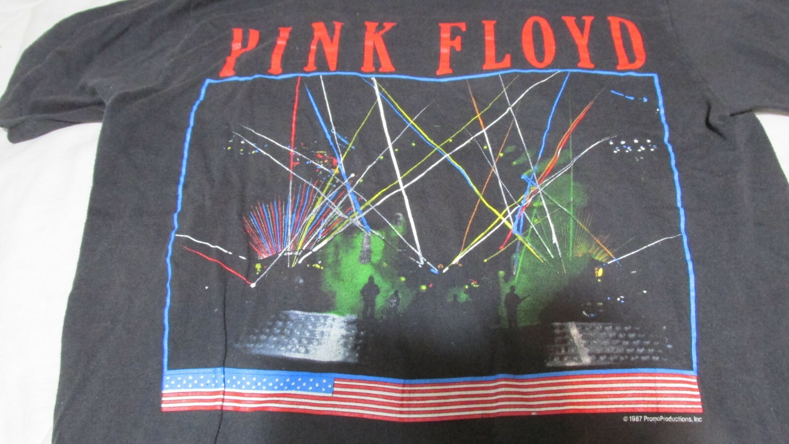 ミュージシャン 1987 Pink Floyd Promotional Baseball T ミュージシャン 1987 Pink Floyd Promotional Baseball T 1987