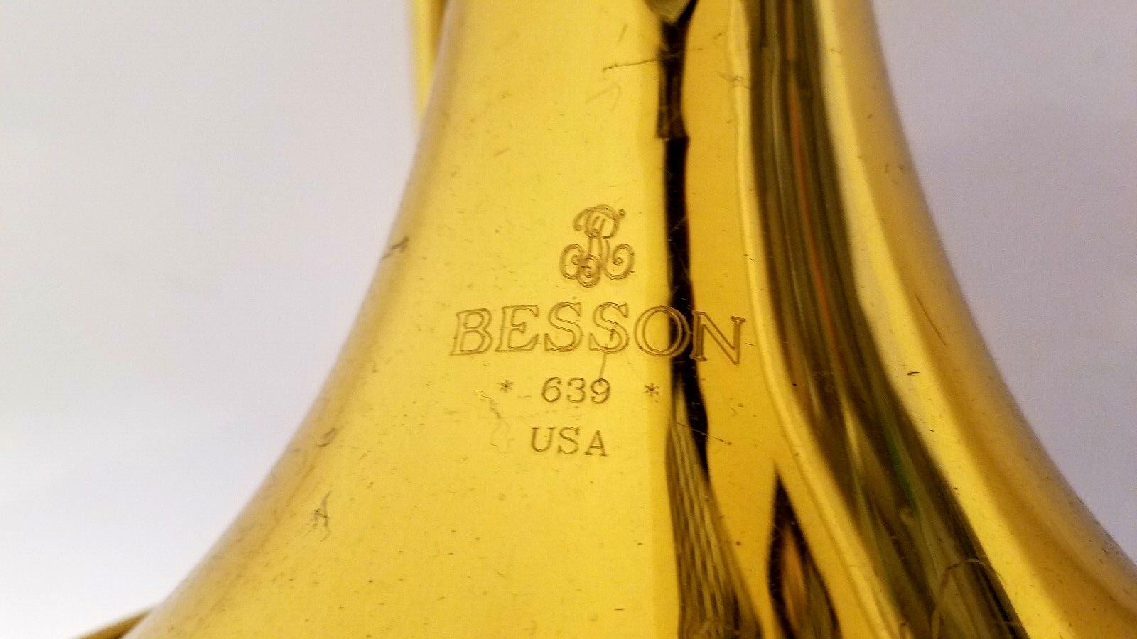 BESSON 639 Tenor Trombone & BACH Mouthpiece With Hardsided Case