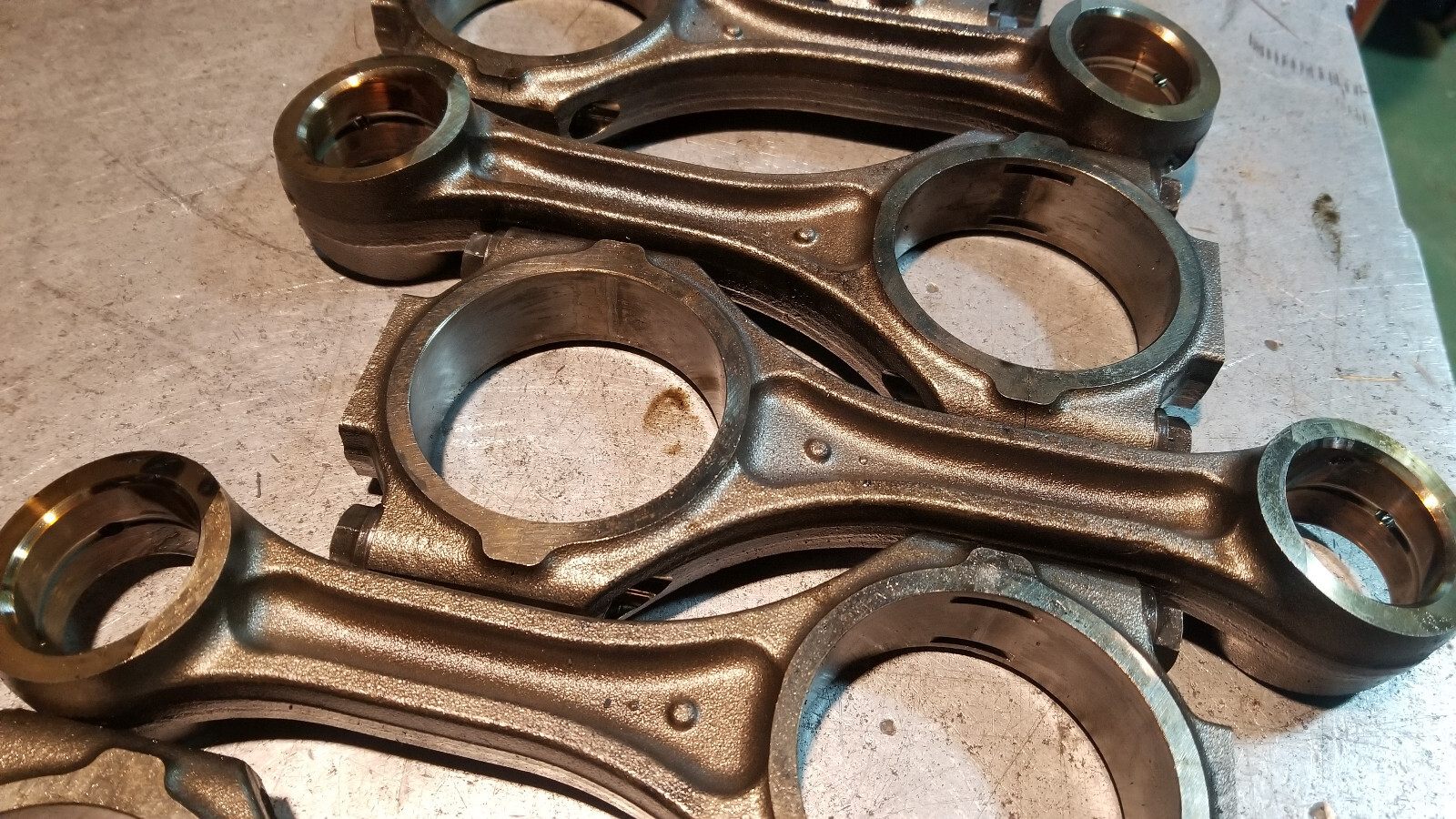 07-10 2007-2010 DURAMAX 6.6 6.6L LBZ LMM ENGINE CONNECTING ROD SET 97352631 - Picture 3 of 10
