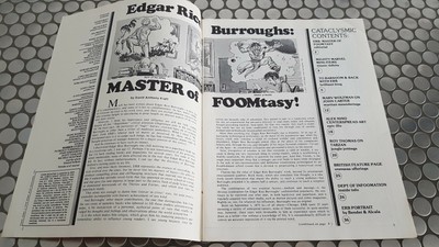 FOOM FRIENDS OF MARVEL MAGAZINE #20 WARLORD OF MARS EDGAR RICE BURROUGHS! NICE