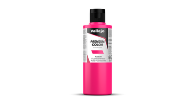 Peinture acrylique rose fluorescente premium 200 ml pour aérographe de Vallejo