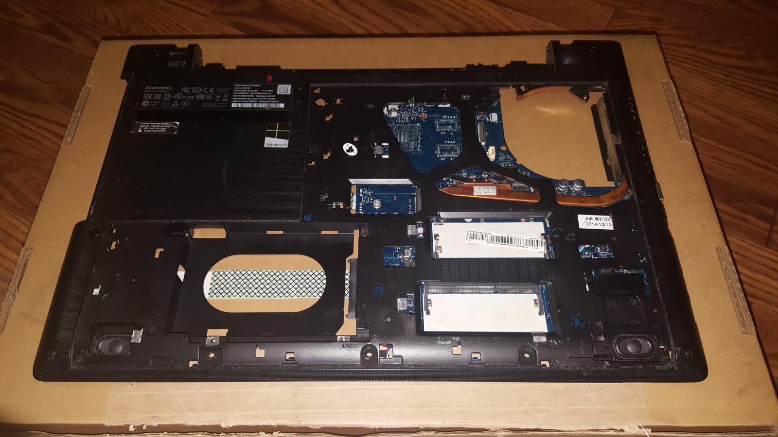 OEM Lenovo G50-45 Motherboard A8-6410 45103512078 NM-A281 + BASE and COVER