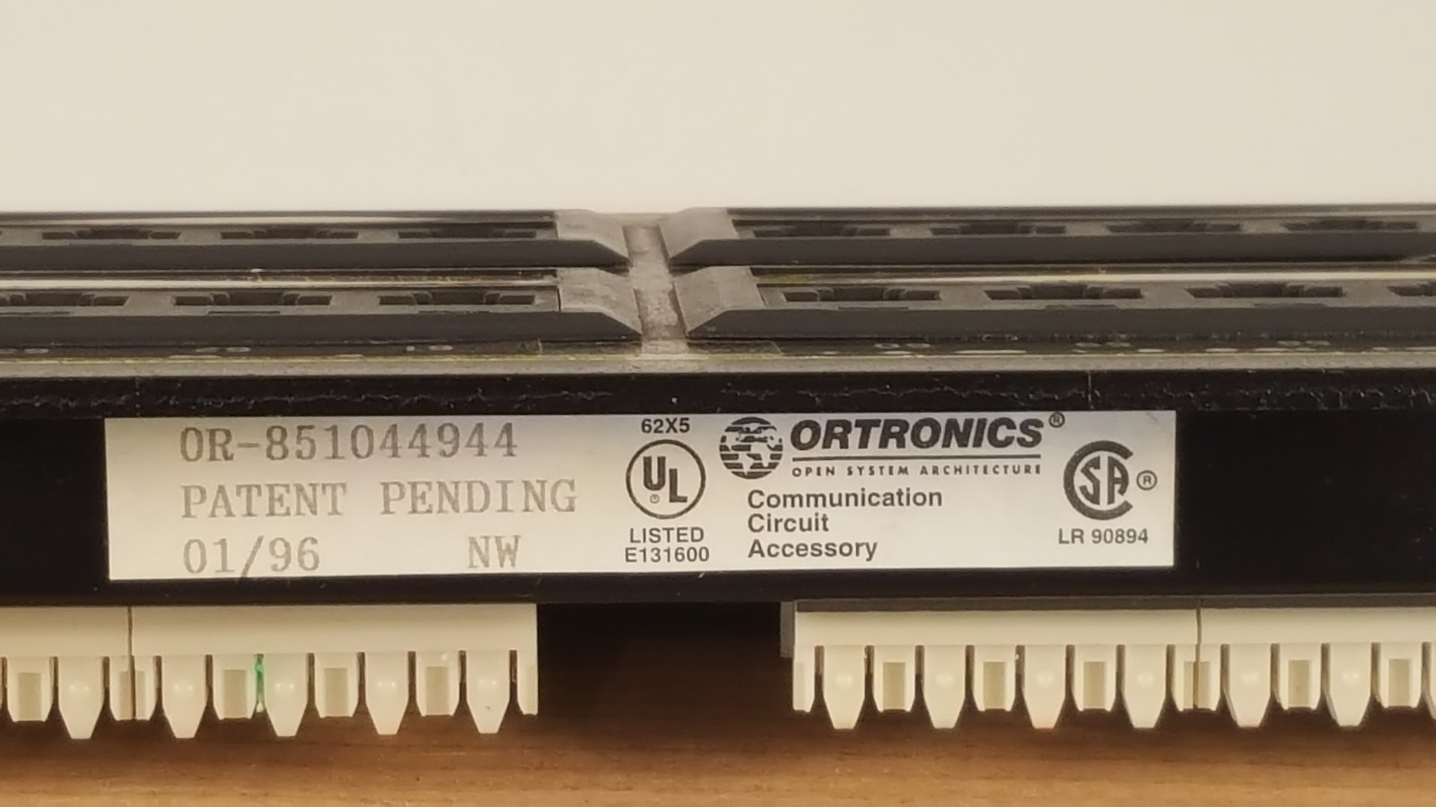 Ortronics 48 Port Cat 5 Patch Panel 3U x 19
